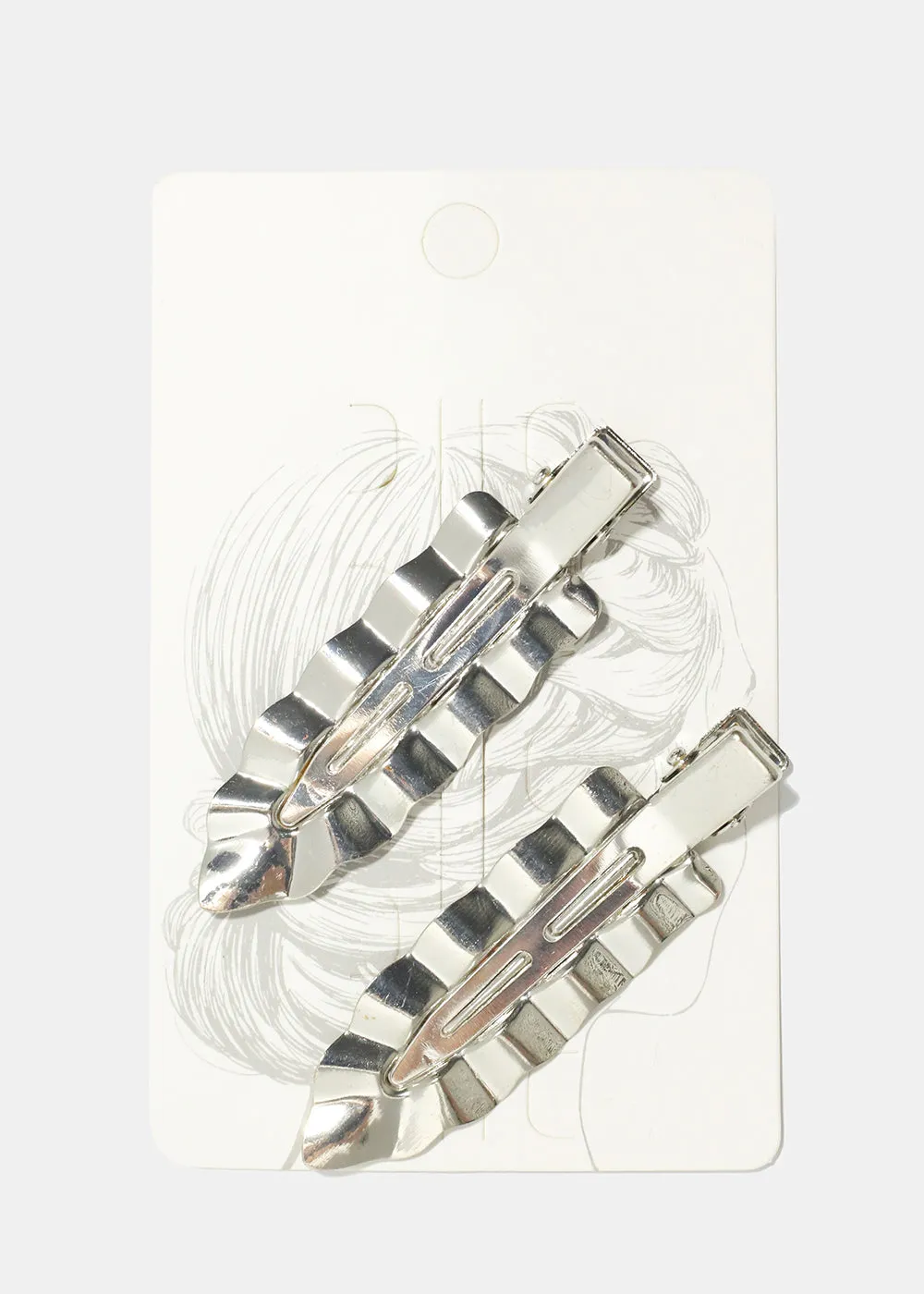 Wavy Leaves Hair Clips