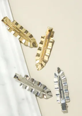 Wavy Leaves Hair Clips