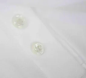 White Bird's Eye Custom Shirt Fabric - 100% Cotton