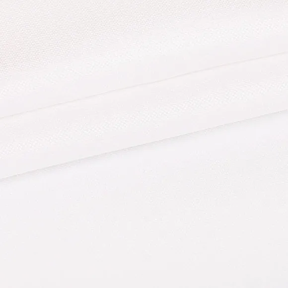 White Bird's Eye Custom Shirt Fabric - 100% Cotton