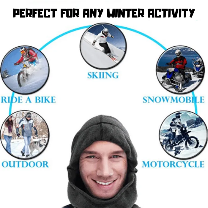 Windproof Face Mask Hoodie