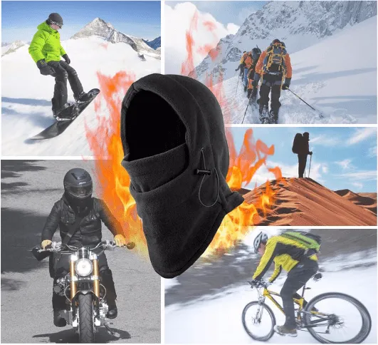 Windproof Face Mask Hoodie