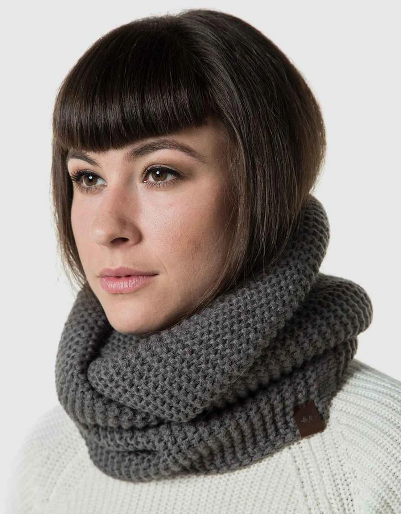 Women's Cable Knit Infinity Circle Scarf
