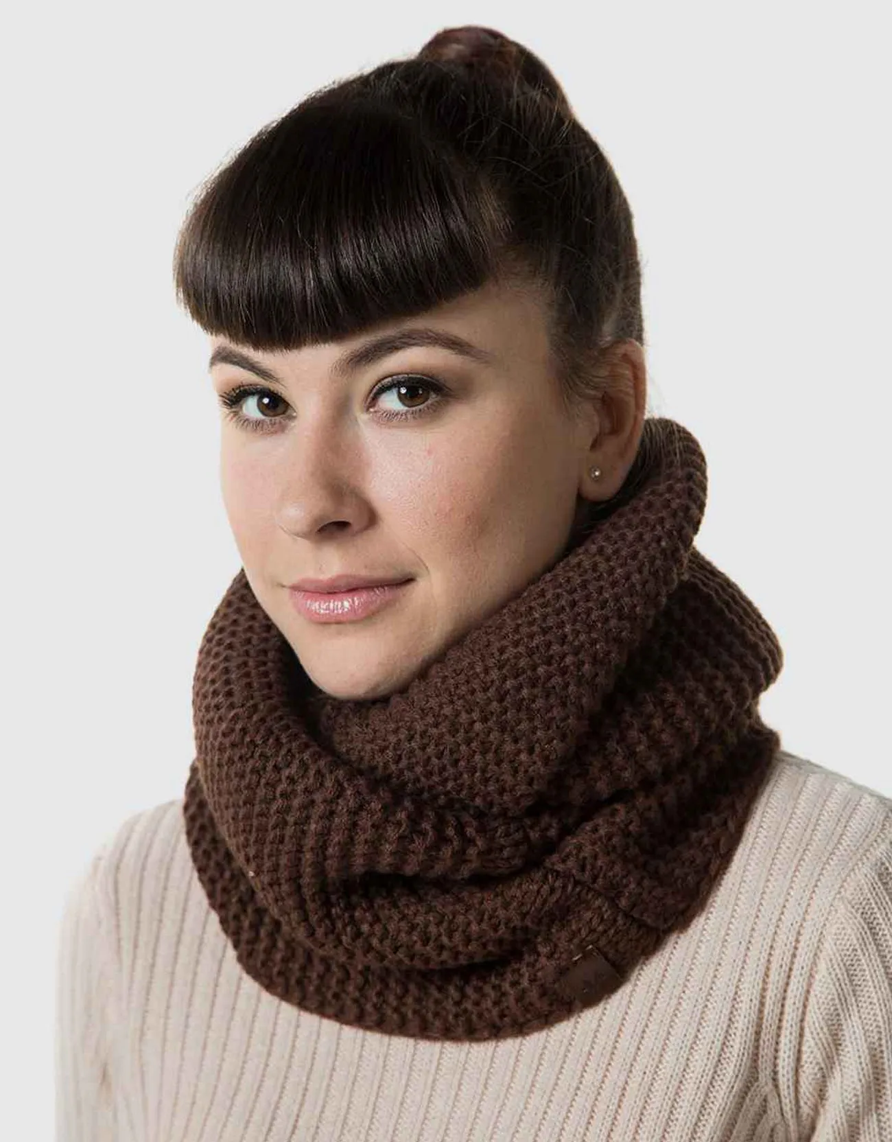 Women's Cable Knit Infinity Circle Scarf