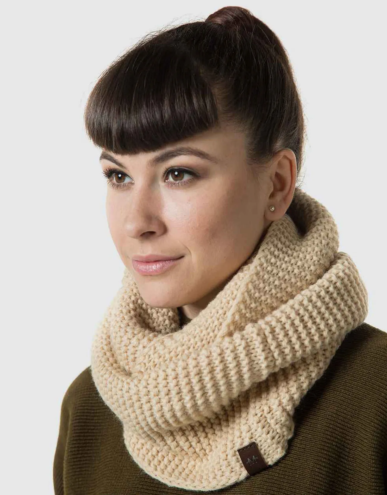 Women's Cable Knit Infinity Circle Scarf