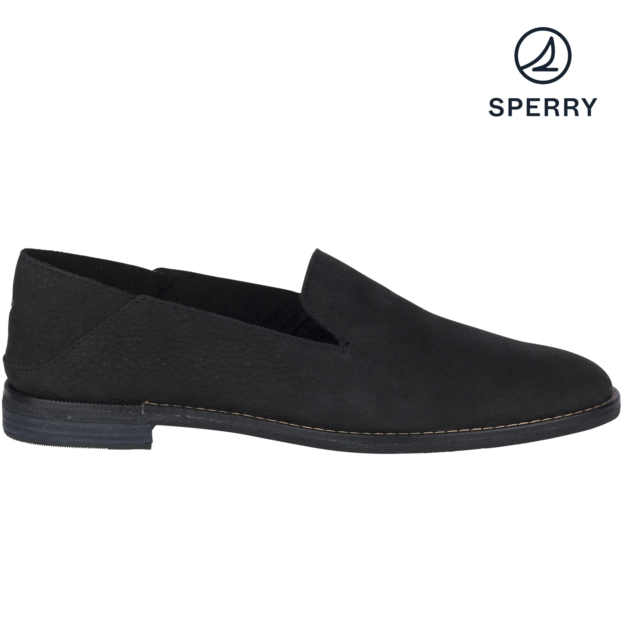 Women's Seaport Levy Black Loafer (STS82455)