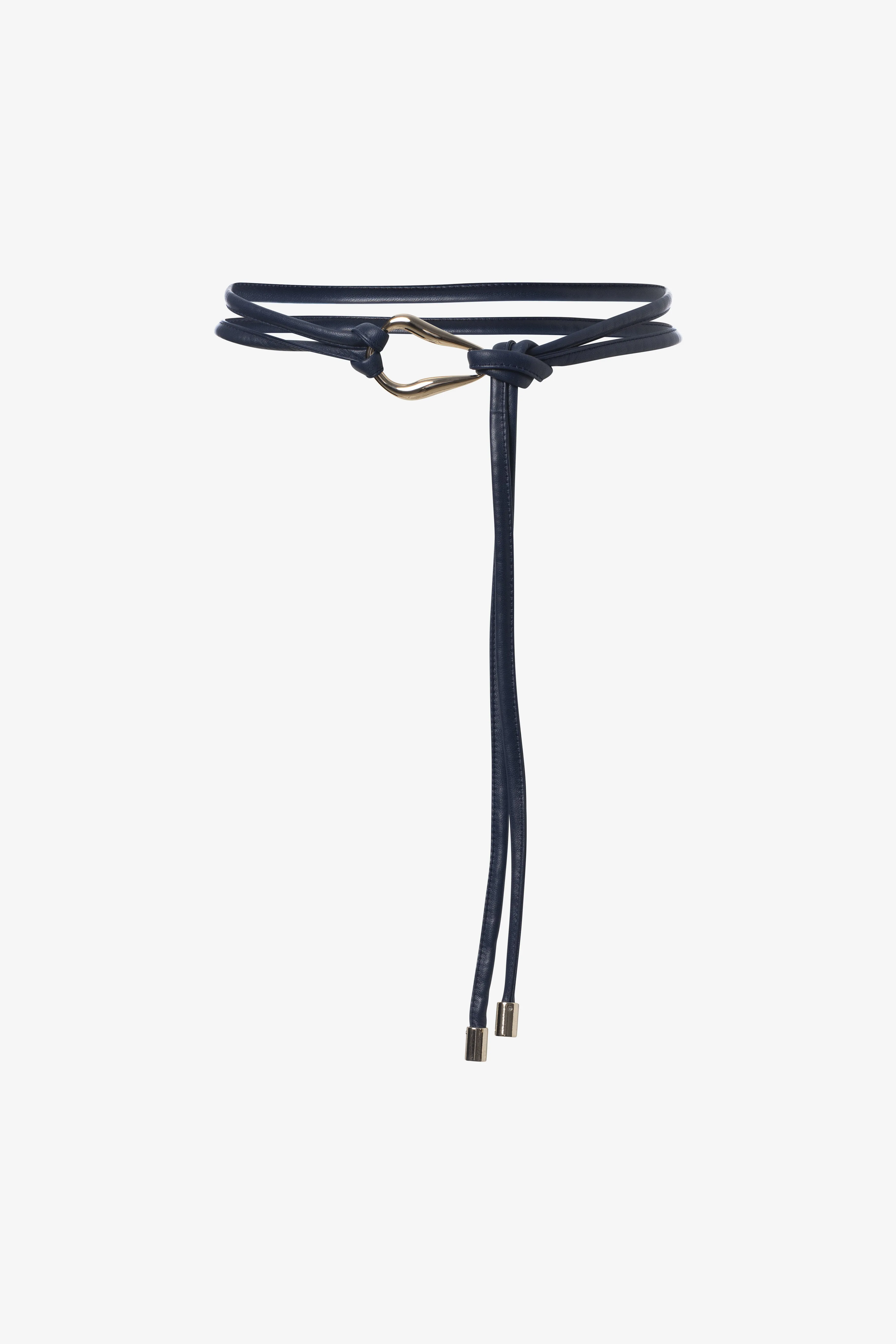 Wrap Cord Belt with Organic Buckle