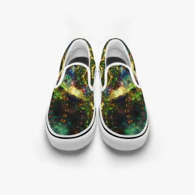 Xerxes Split-Style Psychedelic Slip-On Shoes