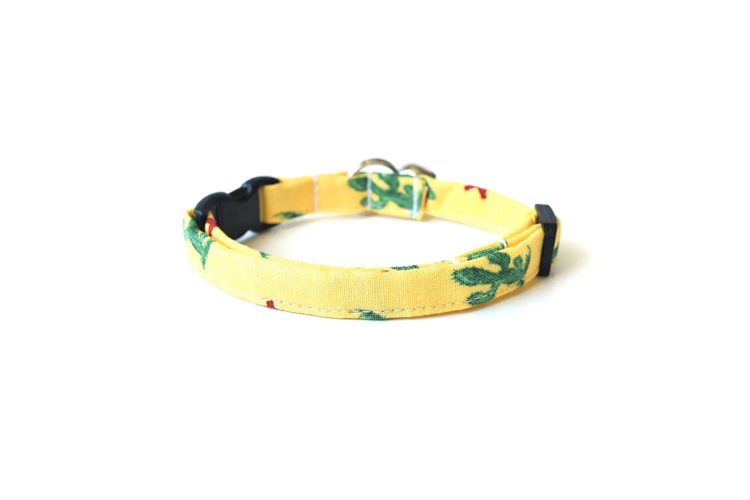 Yellow Cactus Cat Collar