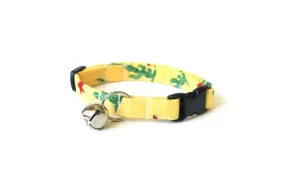 Yellow Cactus Cat Collar